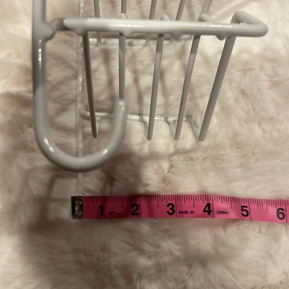NWT Zenna Home Easily Accessible White Shower Storage Caddy Organizer - Picture 5 of 10